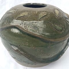 【最終値下げ】美品 焼き物 花瓶 水差 生花の画像