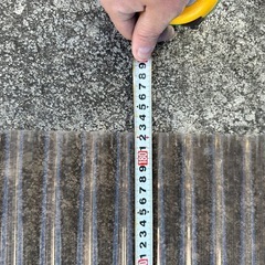 ポリカ　ポリカーボネート　波板　182センチ　4枚　の画像