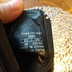  ZARA 新品同様 ショートブーツ 厚底 黒の画像