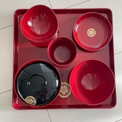 無料　お食い初め食器セットの画像