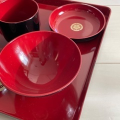 無料　お食い初め食器セットの画像