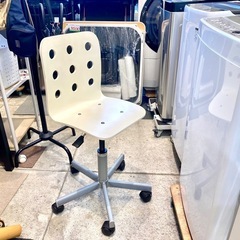 IKEA デスクチェア 回転昇降式 ホワイト イス 中古 家具 買取 