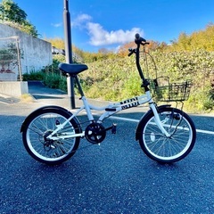 折りたたみ自転車 グレー 20インチ ダイワサイクル midi 直接お渡し大阪