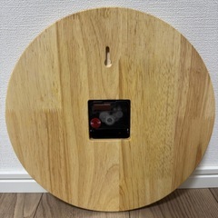 北欧　木製時計の画像