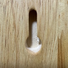 北欧　木製時計の画像
