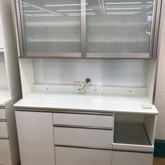 ★ジモティ割あり★ パモウナ レンジボード ホワイト H198×W140×D50 クリーニング済み KJ7400