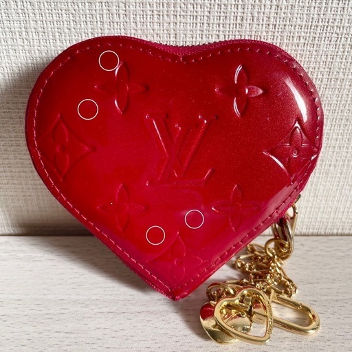 ☆現金払い可能☆ 【美品】LOUIS VUITTON  ハート型コインケース キーホルダー付き 