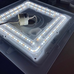2017年製　Panasonic LEDライト　リモコン付き　12畳用　＊1ヶ所ヒビありの画像