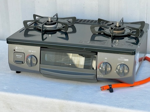 A364◇リンナイ ガスコンロ◇LPGプロパン用◇2022年製◇超美品◇KG35NBKL