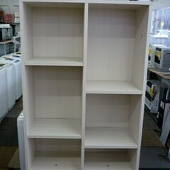 ☆本棚 ブックシェルフ 幅725mm 奥行295mm 高さ1075mm 書棚 白 マルチラック 収納棚 札幌 北20条店の画像