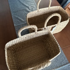 新品　かごバッグ　2個セット　定価一個1500円の画像