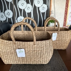 新品　かごバッグ　2個セット　定価一個1500円