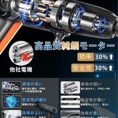 高圧洗浄機 コードレス 充電式 家庭用 洗車 20000mAh大容量バッテリーの画像