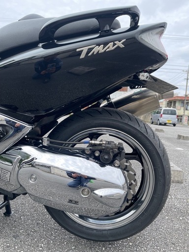 ヤマハ　T-MAX500 2型カスタム車、車検2年付、雨天未使用、室内除湿保管車両！