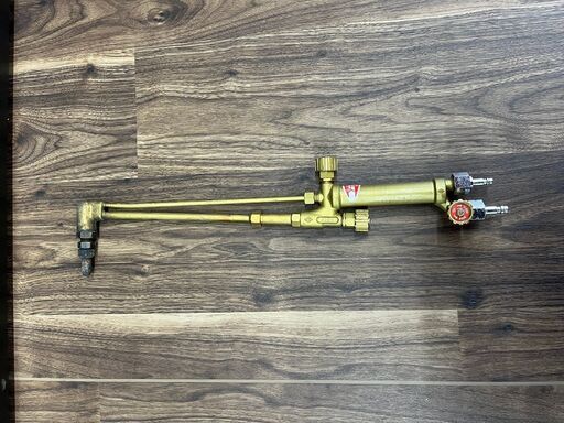 ♭【ジャンク品】千代田　ガス切断機　酸素／アセチレン　ホース【動作未確認】【ハンズクラフト熊本けやき通り店】