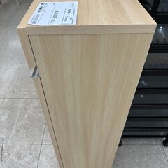 ★ジモティ割あり★ 全国家具工業 キャビネット クリーム H103×D30×W115.5 クリーニング済み TJ10289の画像