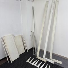 あげます。組み立て式スチールラックの画像