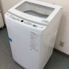 （12/21受渡済）JT9942【AQUA/アクア 7.0㎏洗濯機】美品 2024年製 AQW-V7R-W 家電 洗濯 簡易乾燥付