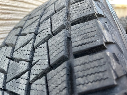 215/65R16　4本　ホイール付ブリジストンDM-V1スタッドレス　2023年製造バリ溝　