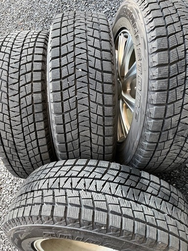 215/65R16　4本　ホイール付ブリジストンDM-V1スタッドレス　2023年製造バリ溝　