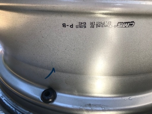 フォルクスワーゲン純正17インチホイール 2個セット