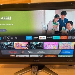 SHARP AQUOS ３２型ワイド　液晶テレビ　Amazon ...
