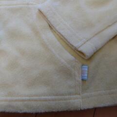 パイル地パーカー 水着の羽織りにも　レモンイエロー　8〜9歳の画像