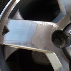 パジェロミニ純正AW　ダンロップ夏タイヤ付き　175/80R15　値下げの画像