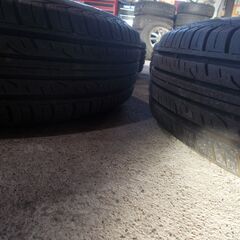 パジェロミニ純正AW　ダンロップ夏タイヤ付き　175/80R15　値下げの画像