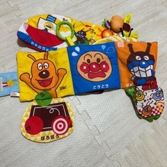 【アンパンマン】 布絵本　おもちゃ　ベビー　0歳の画像