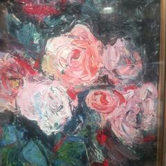 油絵・薔薇🌹の花の画像
