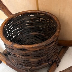 ラタン吊し籠の画像
