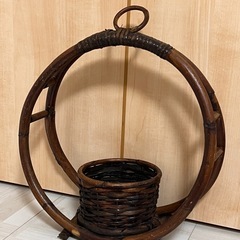 ラタン吊し籠