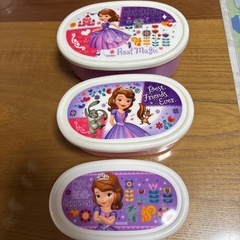 プリンセスソフィアのタッパセットの画像