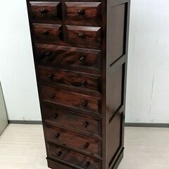 たんす　九州民芸家具　天板キズ有　W600　D440　H1450