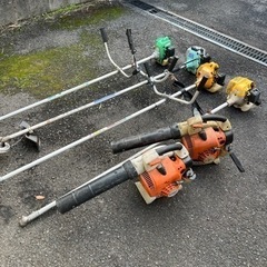 steelブロワーと草刈り機