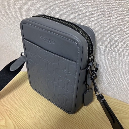 未使用品！】COACH コーチ ショルダーバッグ グレー
