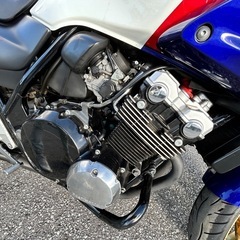 cb400sbスーパーボルドールnc39キャブ最終モデル。トリコロールカラー値段交渉ありの画像