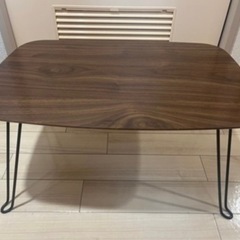 折りたたみローテーブルの画像