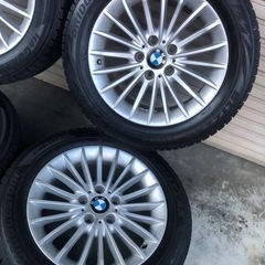 冬タイヤ ★ 225/55R17 ★ BMW純正アルミ付き ★ 深溝!バリ山スタッドレス 4本組 ★ ブリザック ice Guard  F30 320i  の画像
