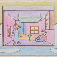 【アトリエべる さいたま新都心教室】🎨点で描く絵🎨「ドット絵」にチャレンジしてみよう😊の画像
