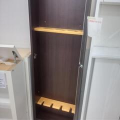 値引きしました。★ジモティ割あり★  パターケース ダークブラウン H176×D13×W37.5 クリーニング済み OJ7201の画像