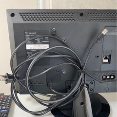 SHARP 液晶テレビ19インチの画像