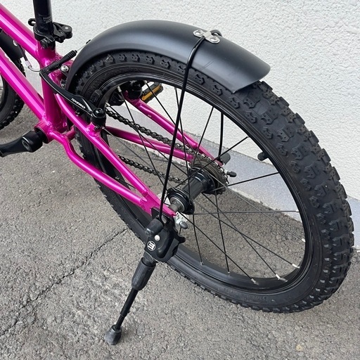 値下げ！　NA9822 ヨツバサイクル　20インチ　クリスタルピンク　キッズバイク　中古美品　