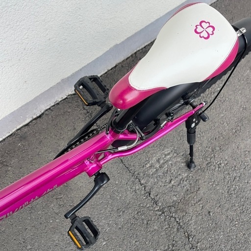 値下げ！　NA9822 ヨツバサイクル　20インチ　クリスタルピンク　キッズバイク　中古美品　