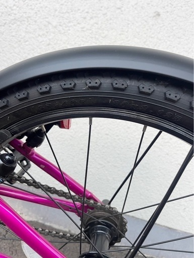 値下げ！　NA9822 ヨツバサイクル　20インチ　クリスタルピンク　キッズバイク　中古美品　