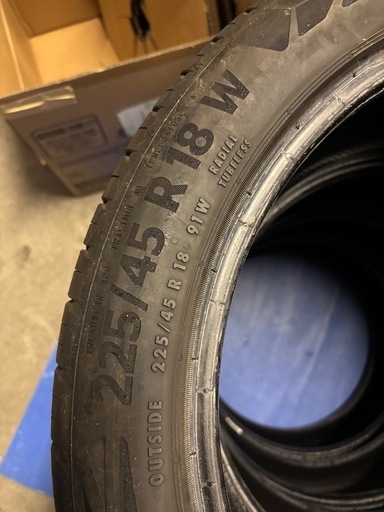225/45R18 ノーマルタイヤ4本