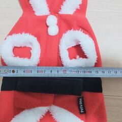 （新品）サンタのペットの洋服【S】の画像