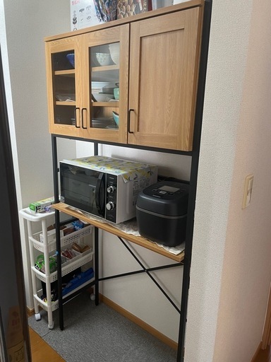 食器棚　キッチンラック　上段棚