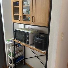 食器棚　キッチンラック　上段棚